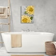 thumbnail image 6 of Sunflower Wall Art Bathroom Decor Yellow Flower Canvas Wall Art Sunflower Pictures Wall Decor Floral Prints Painting Framed Artwork for Bedroom Living Room Home Office Decoration,Ready to Hang 12"x15", 6 of 6