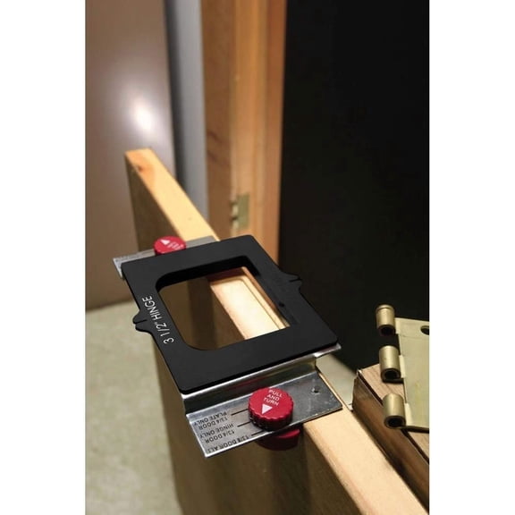 Hinge Mate 300 Door Hinge Installation Kit, Complete Template Set with Latch & Strike Plate Guides, Easy Door & Jamb Alignment Tool for DIYers & Contractors