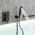 thumbnail image 2 of Rainlex One-Handle 1-Spray Setting Matte Black Bathtub Shower Faucet, 2 of 11