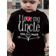 thumbnail image 1 of Camiseta estampada "Amo a mi tío" para niños: bonita camiseta informal de manga corta y cuello redondo para niños, de algodón suave, ideal para primavera/verano. Ropa para niños preadolescentes., 1 of 6
