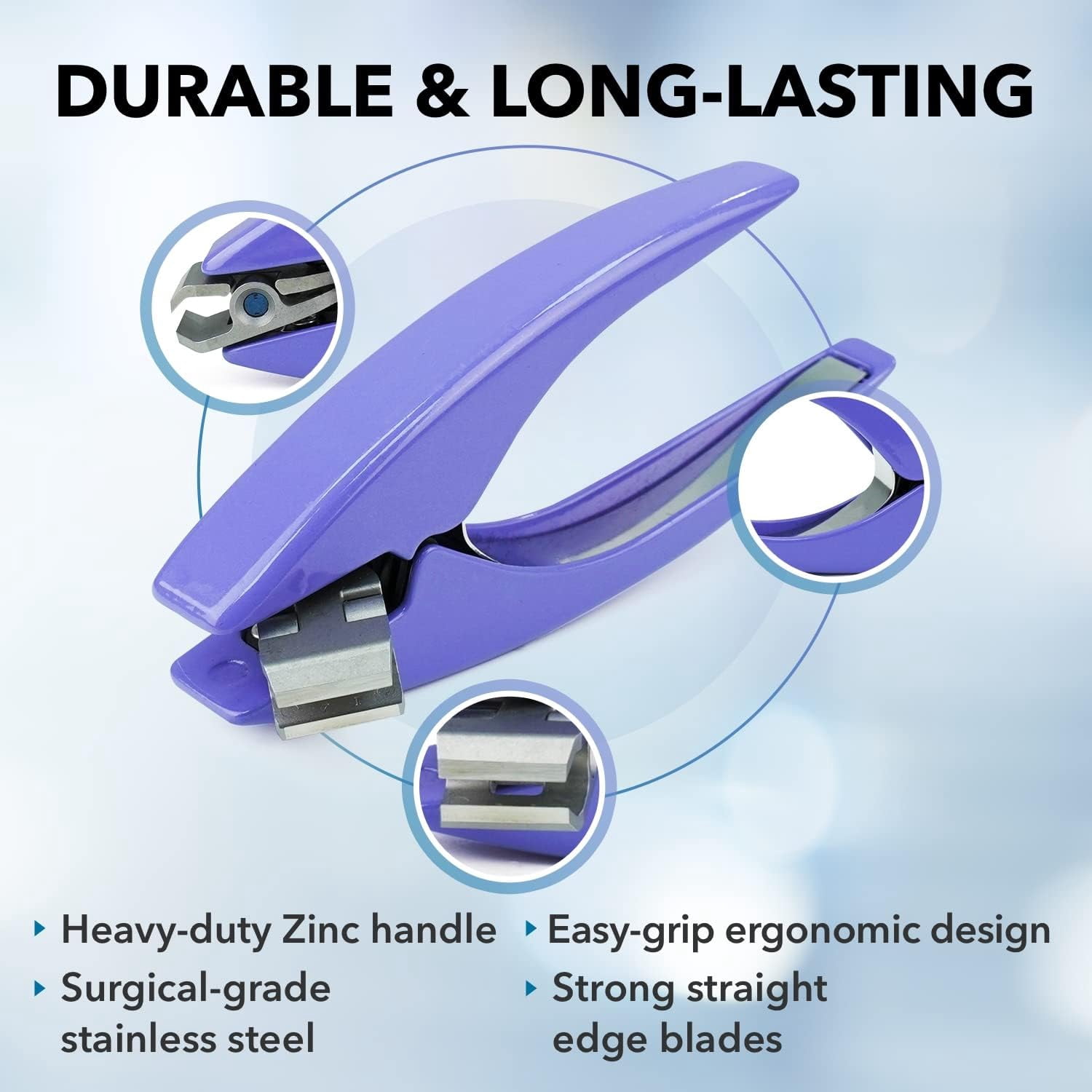 Azurro - Clipperpro 2.0 Toenail Clipper w/ Swivel Head and Lock Adult Nail Grooming - Red