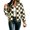 11#Army Green, variant on Coats for Women Lightweight Plaid Print Zipper Bomber Jacket Vintage Y2K Casual Outerwear