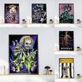 thumbnail image 4 of Póster de Beetlejuice de película clásica, impresión de papel para el hogar, sala de estar, dormitorio, entrada, Bar, restaurante, cafetería, pintura artística, 4 of 5
