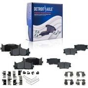 Detroit Axle Front, Rear Brakes Ceramic Brake Pads Replacement for Lexus ES300h ES350 Toyota Avalon Camry, 4 Piece Set
