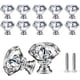thumbnail image 1 of Pomos de cristal para cajones, pomos para muebles, aleación de zinc, cristal, pomos para muebles, tiradores para armario, tiradores para muebles (10 unidades), 1 of 5