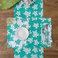 thumbnail image 3 of Beachy Turtle Cotton Placemats Set of 6, 13" x 19", 3 of 4