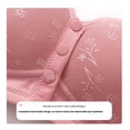 thumbnail image 5 of Gymayou Women Wireless Front Button Vest Bra Full Coverage Comfort Lingerie Wide Non-Slip Strap Easy Front Snap Sleep Underwear Beige 36, 5 of 9