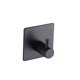 thumbnail image 2 of Gancho adhesivo negro, gancho para toallas, gancho autoadhesivo adhesivo de acero inoxidable, gancho adhesivo para pared de baño (negro, 6 piezas), 2 of 5