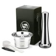 thumbnail image 1 of Filter Coffee Capsule Pods Tamper Maker Kit for Caffitaly Kfee Machine, Stainless Steel, 1 of 7
