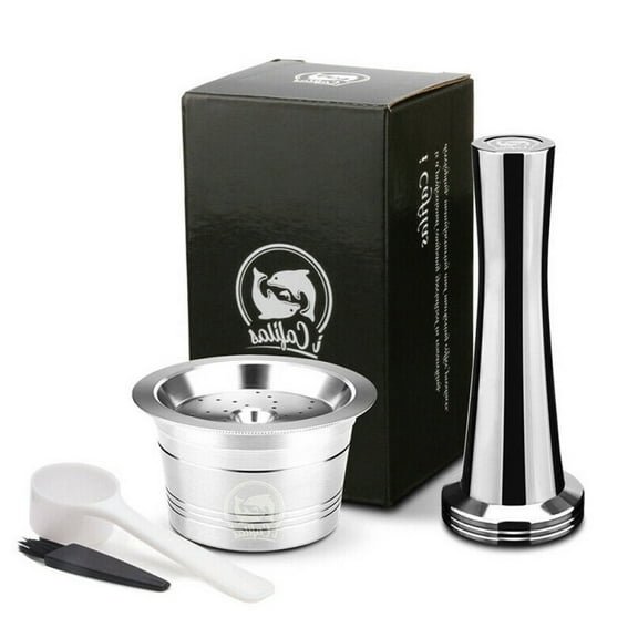JIAHAOO Stainless Steel Coffee Capsule Kit, Compatible with ALDI Expressi K-fee19-595, Perfect for Everyday Espresso