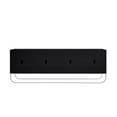 thumbnail image 3 of Nicole Miller Kenzington Sideboard with 4-Doors, Black/Chrome, 3 of 9