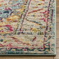 thumbnail image 3 of SAFAVIEH Phoenix Collection PHX153K Turquoise / Beige Rug, 3 of 7