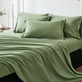 thumbnail image 5 of Davulos 7 Pieces Full Lightweight Solid Green Comforter Set for All Seasons, Soft & Comfortable Bed in a Bag Set for Student/friends, A Cloud-Like Sleeping Space Bedding Set, 5 of 7