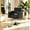 Black, variant on BarberPub 360 Degrees Swivel Salon Chair for Hair Stylist, Adjustable Height, PVC Leather, Black