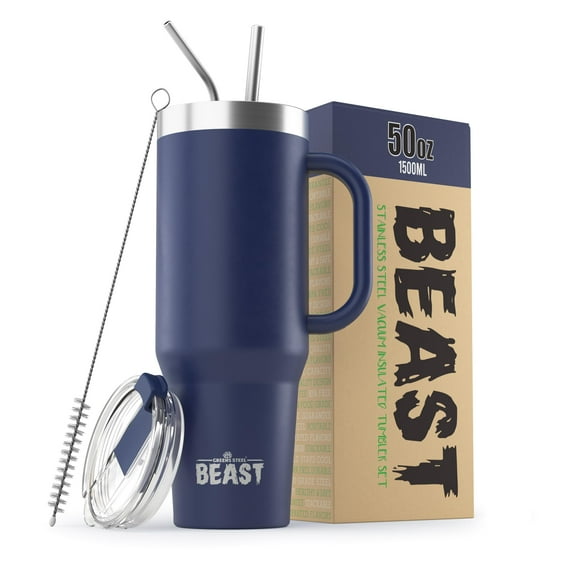 Tumbler Greens Steel Beast de acero inoxidable con aislamiento al vacío de 1,5 L