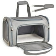 thumbnail image 6 of Cat Carriers Dog Carrier Pet Carrier for Small Medium Cats Dogs Puppies up to 15 Lbs, TSA Airline Approved Small Dog Carrier Soft Sided, Collapsible Travel Puppy Carrier, 6 of 9