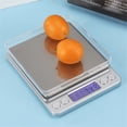 thumbnail image 3 of PrecisionChef Pro Balance de Cuisine Numérique – Balance Alimentaire Rechargeable Haute Précision 3kg/0.1g avec Plateau en Acier Inoxydable, Écran LCD, Fonction Tare pour Pâtisserie, Café, Cuisson (Acier Inoxydable), 3 of 4