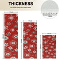 thumbnail image 4 of Red Christmas Snowflake Pattern Kitchen Rugs Sets Of 3,Kitchen Runner Rugs Non Skid Washable,Decorative Kitchen Floor Mats for Kitchen,Sink,Laundry,17"x30"+ 17"x47" + 17"x59", 4 of 6