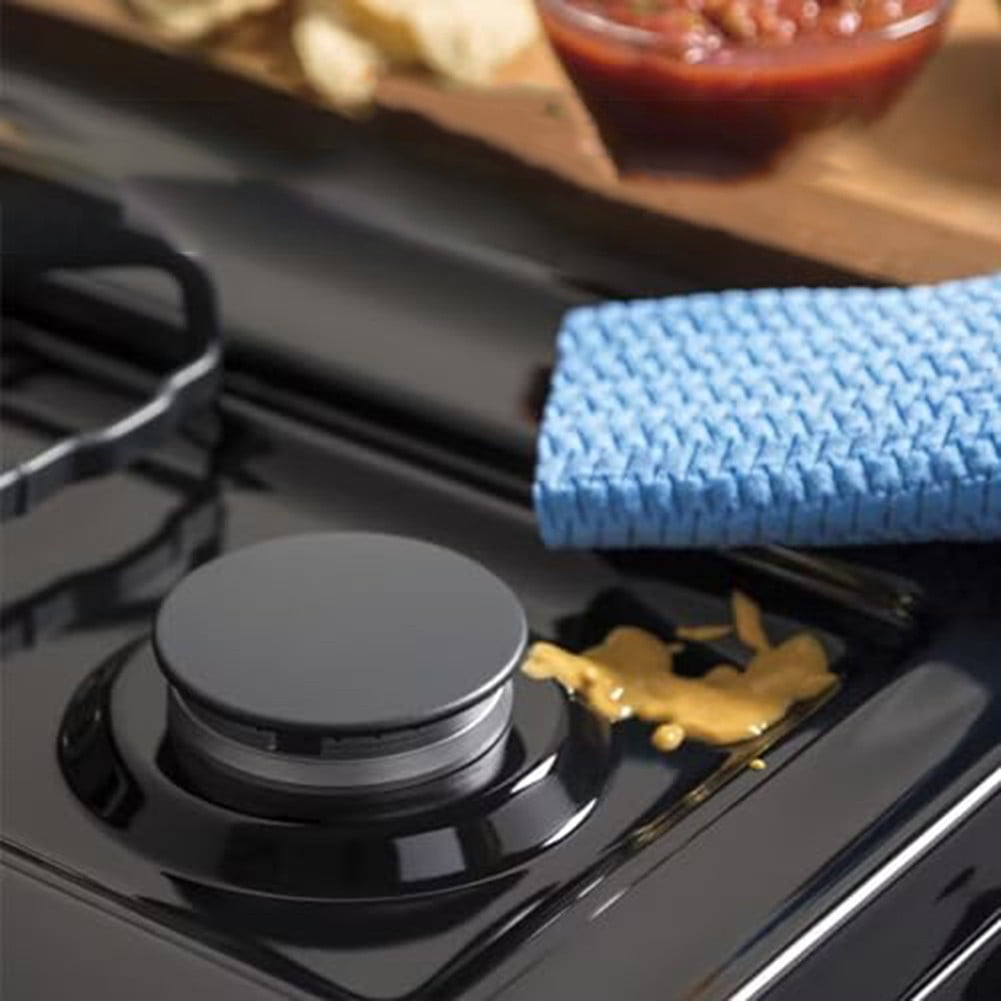 Stainless Steel Drip Pans for GE Gas Stoves 2 Pack
