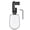 Black, variant on YAHHU Bike Rearview Mirror 360 Degree Rotatable Handlebar End Mirror for Cycling Yellow