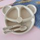 thumbnail image 1 of Placa de succión de silicona - Placa dividida hecha con silicona sin Bpa - Perfecta para niñas y niños - Bebés o niños pequeños fáciles de limpiar, 1 of 5