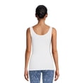 thumbnail image 3 of Time and Tru Women's Rib Tank Top, 3 of 5