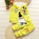 thumbnail image 1 of Primavera otoño bebé niños niñas Mickey Mouse conjuntos de ropa niños abrigo con capucha 3 uds trajes otoño algodón niños ropa 12M Gao Jinjia LED, 1 of 2
