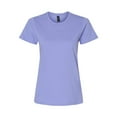 thumbnail image 5 of Gildan Women's Softstyle Crew Neck T-Shirt, Short Sleeve Semi-Fitted Cotton Tee, Violet, Size XL, 5 of 5