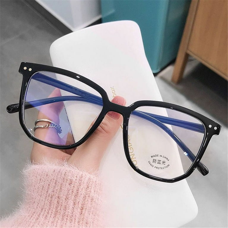 Fashion Cute Portable Eye Protection Ultra Light Frame Computer Goggles Anti Blue Light Glasses Eyeglasses WHITE