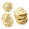 thumbnail image 4 of 12 Pièces Simulation Poupée Chapeau de Paille Miniature ation Tricot, 4 of 8