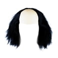 thumbnail image 2 of Peluca de gorro calvo para fiesta de disfraces, peluca con pelo a los lados, larga, calva, científica loca para Halloween, actuación en escenario Negro, 2 of 8