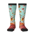 thumbnail image 1 of Wukai Céréales Flottantes Colorées pour Bas Contrastés, Chaussettes Longues Sport Entraînement Physique Adulte, Unisexe, 1 of 6
