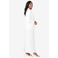 thumbnail image 3 of Jessica London Women's Plus Size Stretch Crepe Maxi Jacket Dress, 3 of 5
