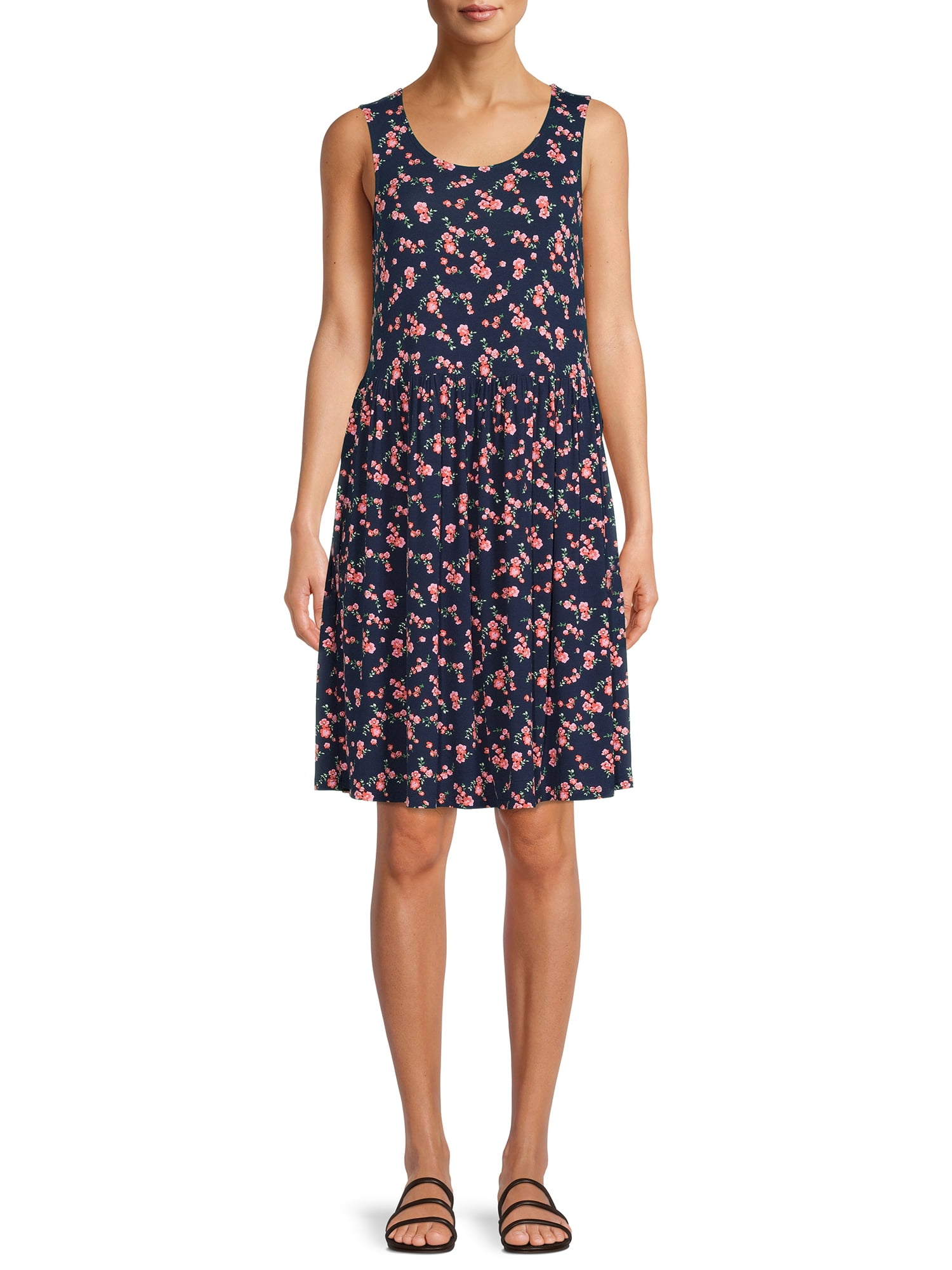 Como Blu Women's Sleeveless Printed Knit Dress