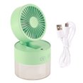 thumbnail image 2 of Humidificador de ventilador fresco, mini ventilador de escritorio USB Mini ventilador de carga USB Estética elegante, 2 of 8