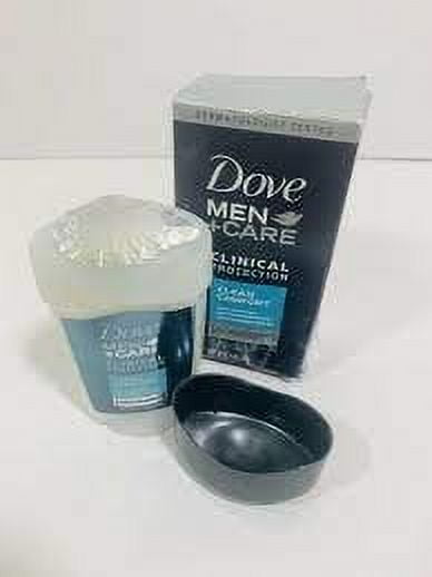 Dove Men + Care Clinical Protection Antiperspirant Deodorant Solid Clean Comfort, 1.70 oz, 3-Pack