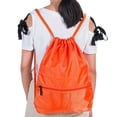 thumbnail image 2 of String Drawstring School Backpack Bag Cinch Sack School Tote Gym Bag Sport Pack, 2 of 5