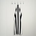 thumbnail image 4 of Mainstays Cabana Stripe Cotton Blend Beach Towel, 58" x 28", Black, 4 of 4