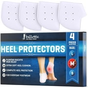 Ballotte Premium Heel Protectors | Heel Grips for Women Shoes - Back of Heel Pads for Shoes That are Too Big | Shoe Heel Inserts for Women/Men | Heel Liners for High Heels (Medium - 4 Pack)