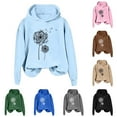 thumbnail image 5 of EHQJNJ Sweat à Capuche Marron pour Femmes, Imprimés Mignons, Léger, Pull de Noël, Sweat à Capuche Graphique, 5 of 5