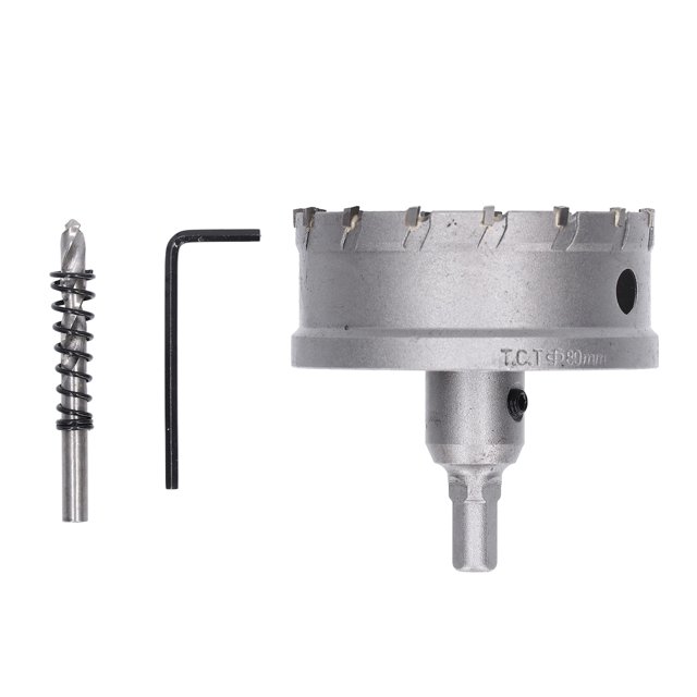 Oubit Metal Hole Cutter,Carbide Hole Saw Set Steel Teeth Hole Saw Hole Cutter Kit Solid Performance