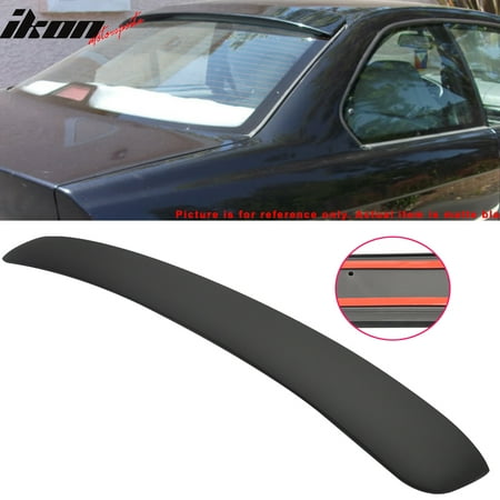- Fits 92-98 BMW E36 3 Series 2Dr Coupe Matte Black Roof Spoiler Wing - ABS
