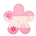 thumbnail image 3 of 50pcs / Pack De Flor Rosa Ciruela Pinza De Pelo Papel De La Forma / Tarjetas De Presentación Jewllery Sunnimix Pinza de pelo tarjetas de vídeo, 3 of 7