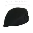 thumbnail image 5 of Deals Ausyst Hats Clearance! Wool Elegant Women Beret Beanie Warm Pillbox Hat Tam Cap, 5 of 5