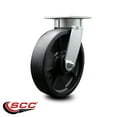 thumbnail image 2 of 8 Inch Kingpinless Glass Filled Nylon Wheel Swivel Top Plate Caster SCC, 2 of 2