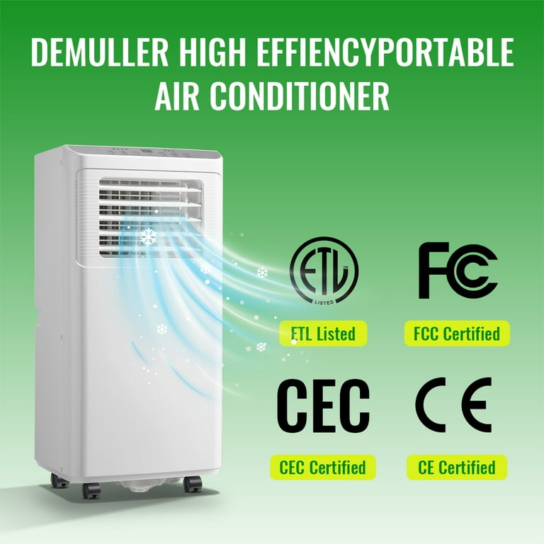 Tacool Portable Air Conditioner 8000 BTU, 3-in-1 Cooling, Fan