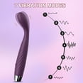 thumbnail image 1 of TLUDA G-Spot Clitoral Vibrator, Curved Vibrating Massage Wand Gift for Women, 7 Vibration Modes, Purple, 1 of 8