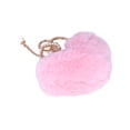 thumbnail image 2 of Keychain Pom Pom, Odorless Fadeless Unique Design Soft Plush Pom Pom Key Chain  For Phone For Bag For Backpack Pink, 2 of 8