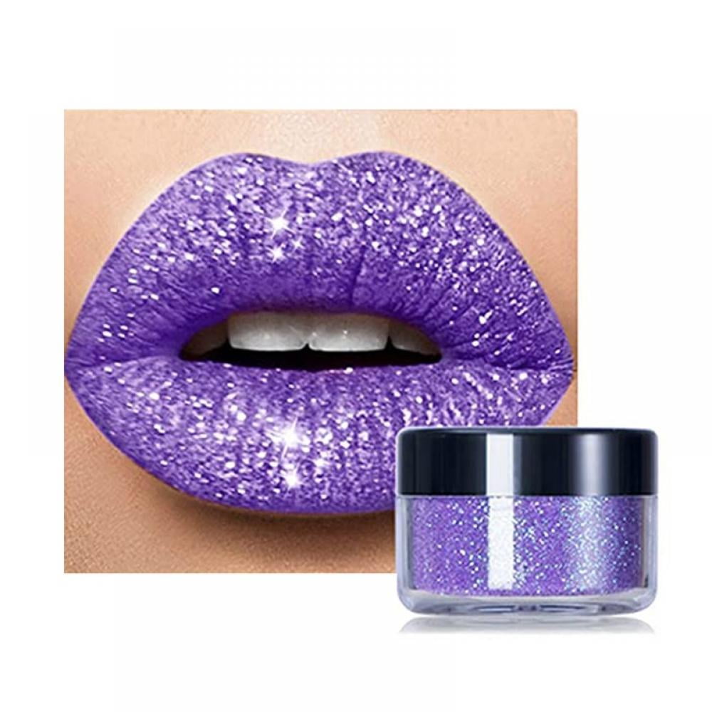 Matte to Glitter Liquid Lipstick Long Lasting LipsDiamond Red Pink