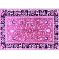 thumbnail image 1 of Ahgly Company Indoor Rectangle Animal Purple Traditional Area Rugs, 5' x 8', 1 of 4